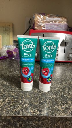 Tom’s Kids Fluoride- Free Toothpaste-2 Items!($9.92+ Value)