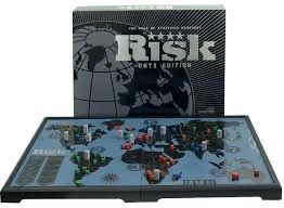 RISK Onyx Edition Collectible Limited Edition Board Game Oversize Black Grey Box