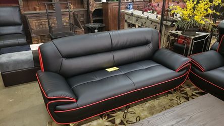 Sofa and loveseat leather