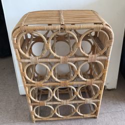 Rattan Wine Rack