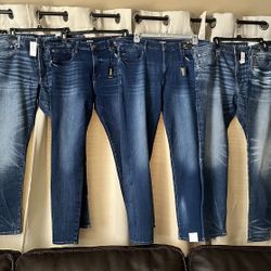 New American Eagle And Express Jeans For Men 6 Jeans For $95