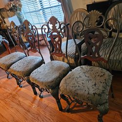Granite Trim Table With 4 Chairs