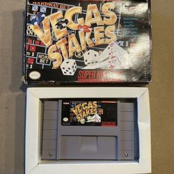 Super Nintendo SNES Vegas Stakes Video Game Mario Pokémon