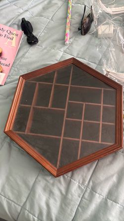 Hexagonal display case