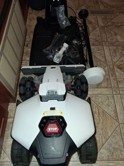 Robot Lawn Mower (1/4 Acre) Adjustable Cutting Height (2.2 in. - 4 in.) All Terrain, AI Vision