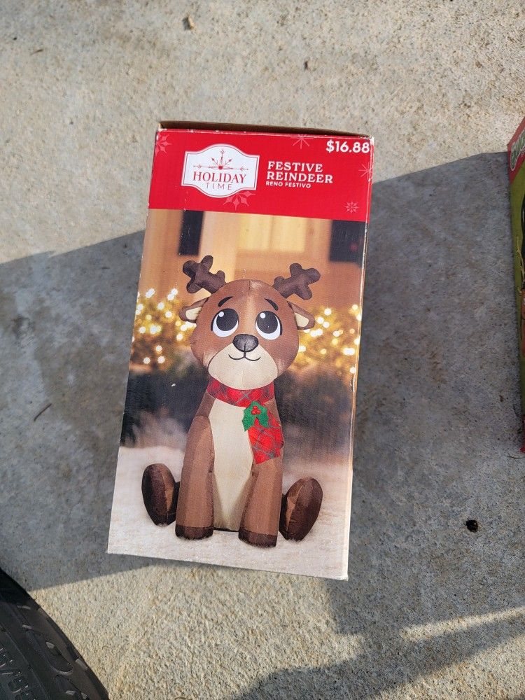 Christmas RAINDEER Blow Up $10