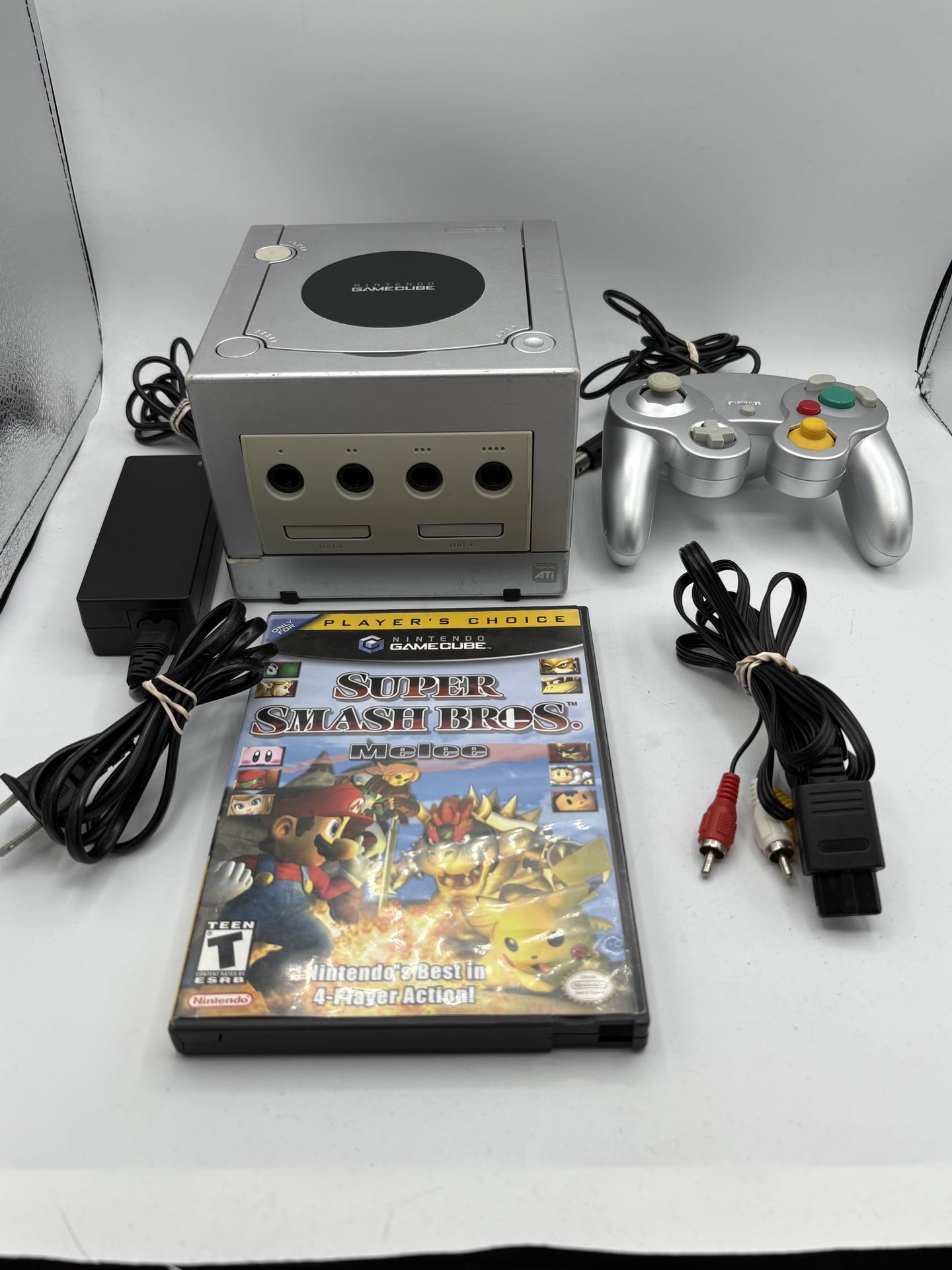 Platinum Nintendo GameCube & Super Smash Bros Melee
