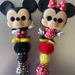 Disney Pop Beaded Pens Minnie and Mickey 