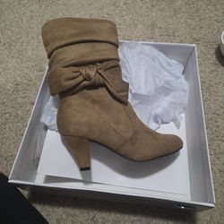 Knotted Slouch Bootie Boots