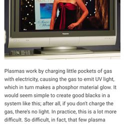 42 Inch Plasma Tv - Good Working Order