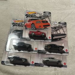 1/64 Hot Wheels ~ 2022 Fast and Furious Hot Wheels Premium [Set of 5]
