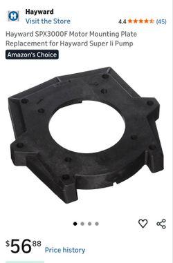 Hayward SPX3000F Motor Mounting Plate Replacement for Hayward Super Ii Pump