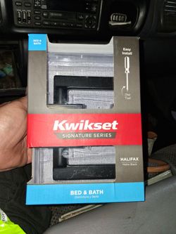 Kwikset signature series door handle