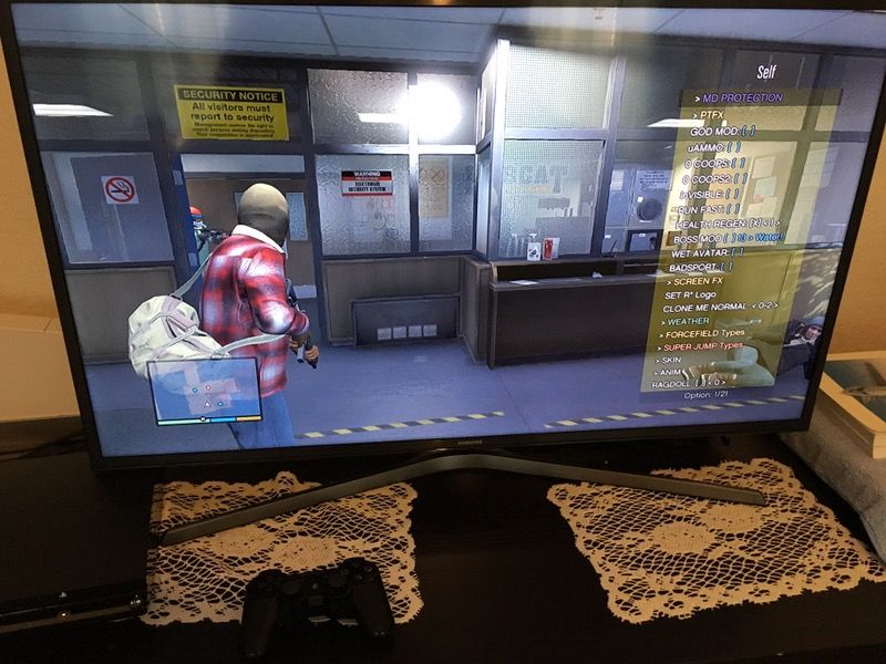 Jailbroken PS3 Slim GTA 5 MW3 BO2 mod menu