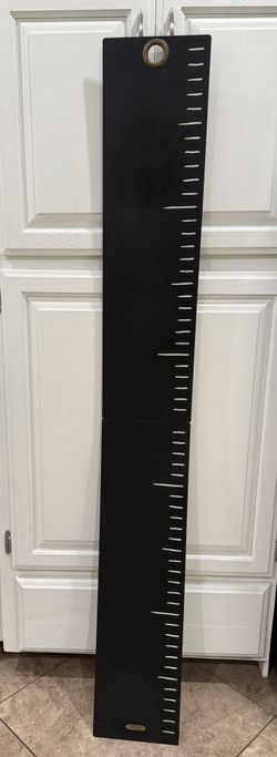 Metal Hearth and Hand Chalkboard Growth Ruler 