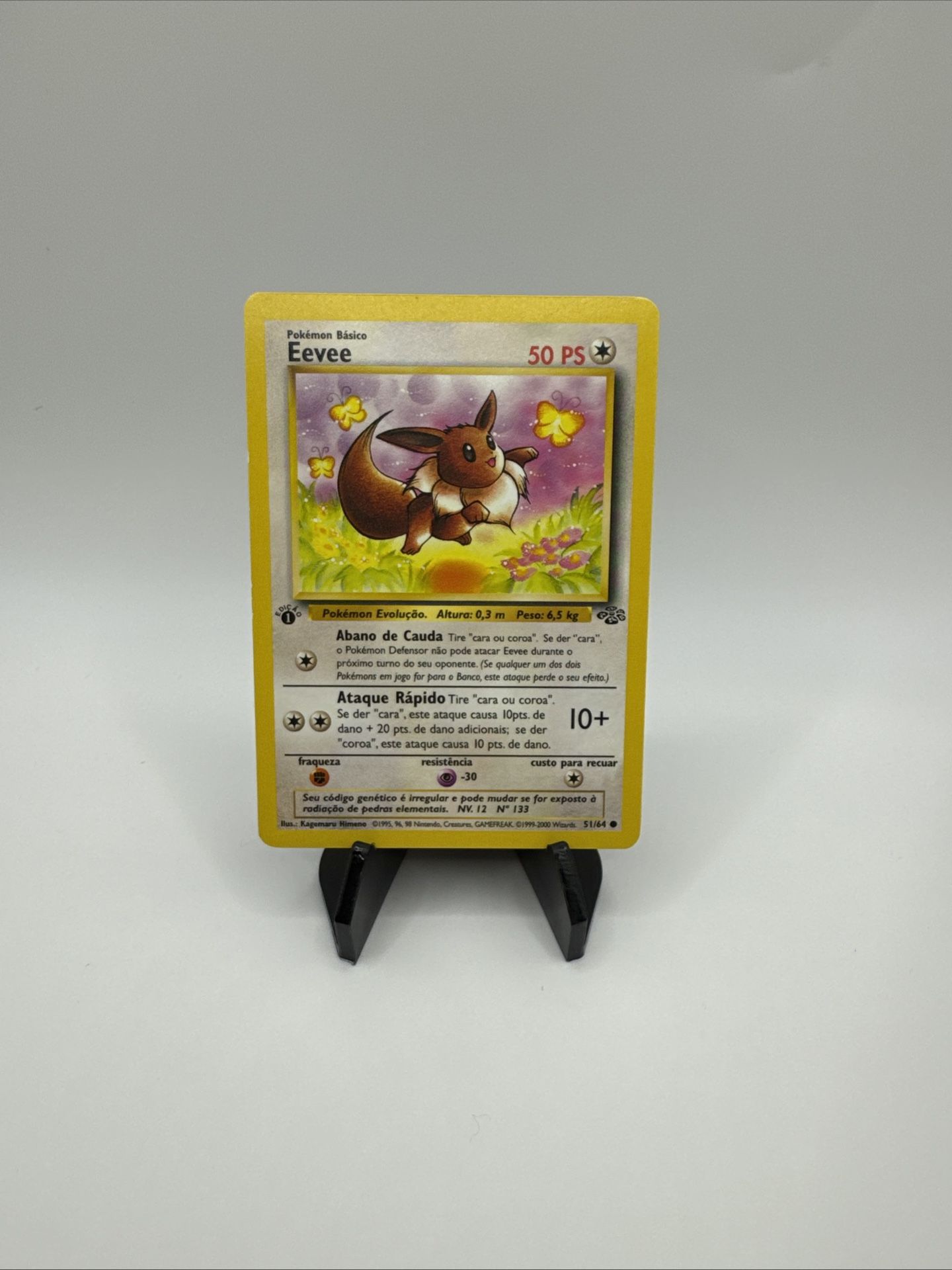 Eevee Jungle 1st Edition Portugese Low Print 