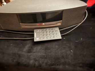 Bose Wave Music System AM/FM CD Player Clock Radio+ Remote AWRCC1 Nice Condition Black