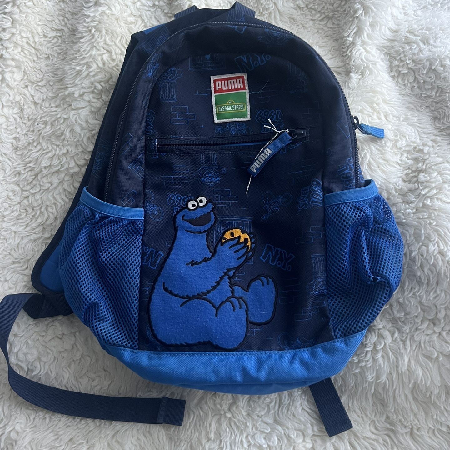 Puma Sesame Street Cookie Monster Backpack for Sale in Oak Harbor 