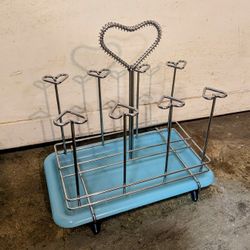 8 Cup Holder For Table With Removable Tray