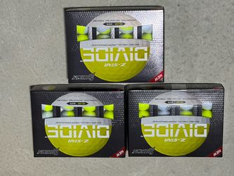 NEW SRIZON Z-STAR DIVIDE YELLOW / WHITE GOLF BALLS 3Dozen