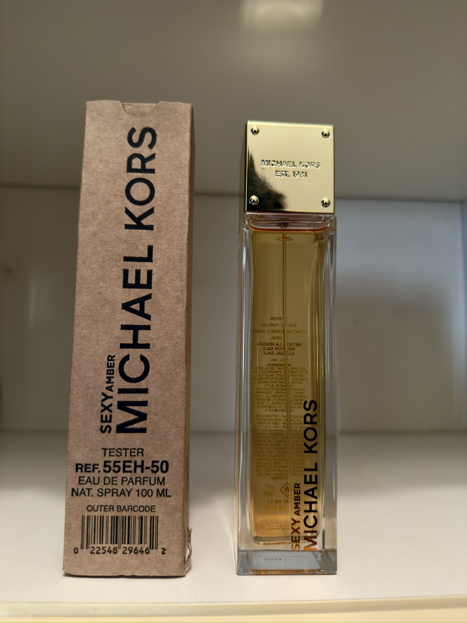 Michael Kors Sexy Amber EDP – 3.0 oz (100 ml) | Tester Bottle Brand new