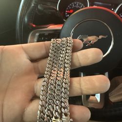.925 Silver Baguette Chain  