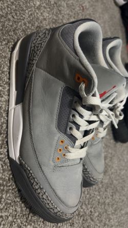 Cool Grey 3s Men’s 9