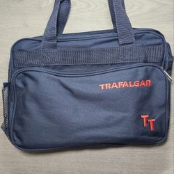 Trafalgar TT Embroidered Travel Tote Bag NEW. 14 1/2" Long