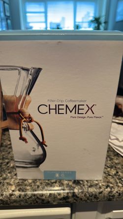 Chemex filter, coffee maker