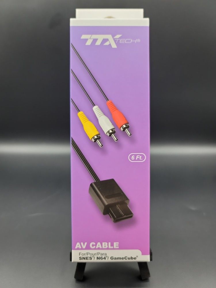 Nintendo Gamecube / N64 & Super Nintendo AV Cable ( New / Sealed )