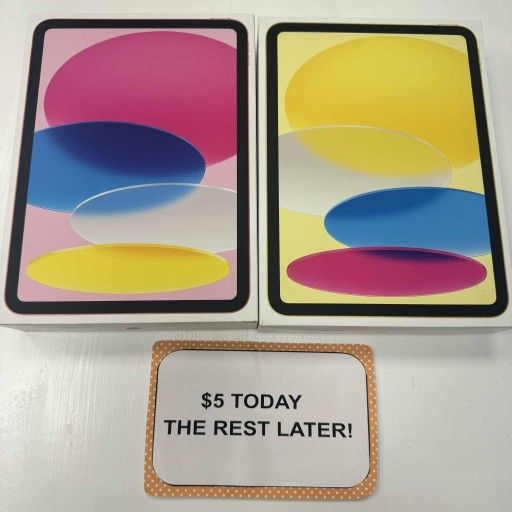 Apple IPad 11 Inch A16 Chip Tablet New - Pay $5 DOWN AVAILABLE - NO CREDIT NEEDED