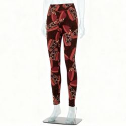 Heart Love Romance Valentines Candy Chocolate Sweetest Day Patterned Leggings