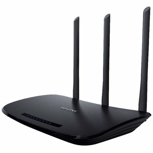 TP-LINK TL-WR940N, wireless Router, N to 450Mbps access point, 3 external antennas, 4 LAN, 1 WAN, WPS