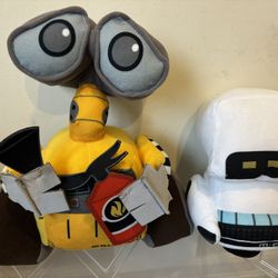 Wall-E /M-OSet Of 2 Stuffed Animals 