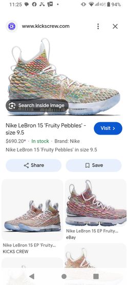 Nike LeBron 15 fruity pebbles
