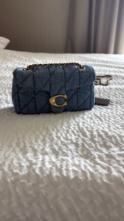 Coach denim tabby 20