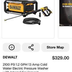 New In Box Dewalt Pressure Washer