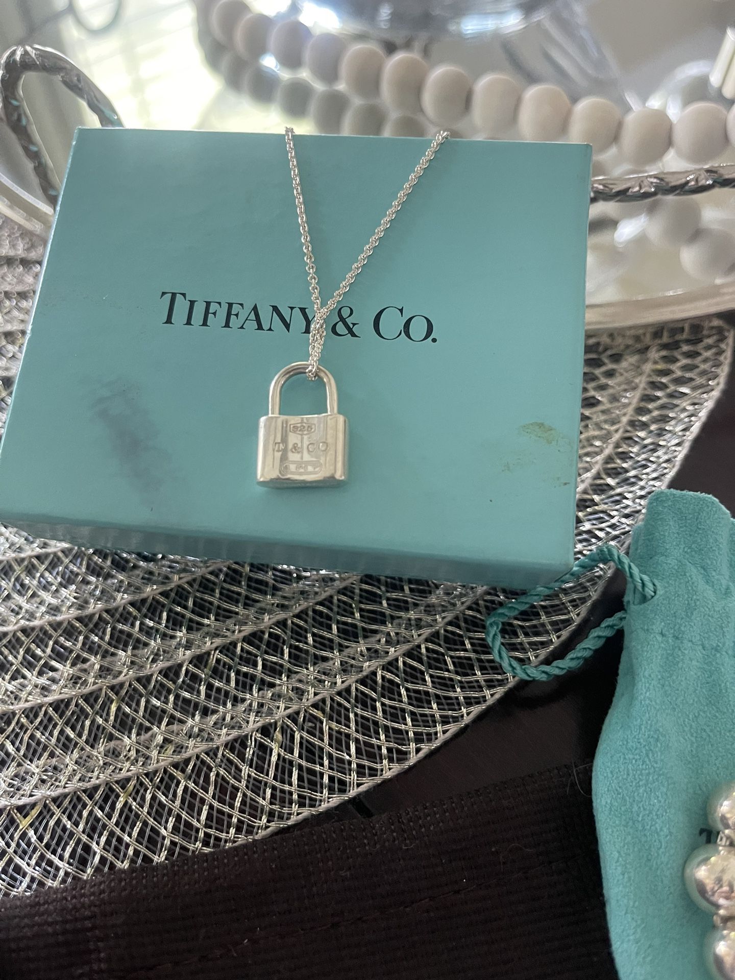 Tiffany & Co Padlock Necklace 