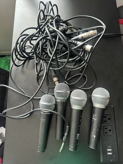 4 Mic  pyle pdmic58 use with 4 cable firm on price