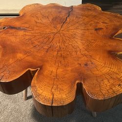 Rustic Wood Coffee Table. 