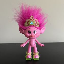 Hasbro DreamWorks Trolls Poppy Toy Figure DWA 2015 Tiara Shoes
