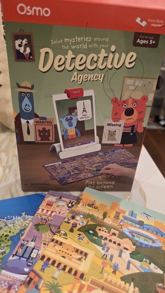 Osmo - Detective Agency - Ages 5-12 - Solve Global Mysteries - Educational Learning Games