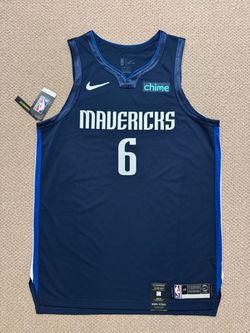 Nike Kristaps Porzingis Authentic Dallas Mavericks Mavs Blue Jersey 48 Large L