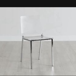 2 CB2 Acrylic Chairs-like New