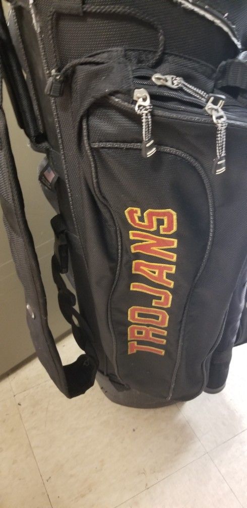 Old School USC Trojans Golf Bag.