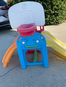 Toddler activity slide