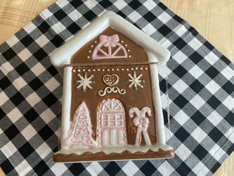 Brand New Gingerbread House Cookie Jar