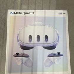 Meta Quest 3 All-in-One VR Headset - White Brand New 
