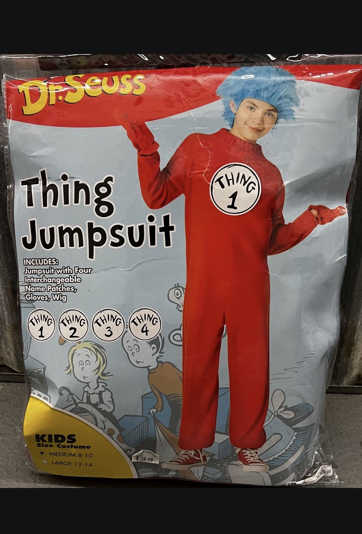 HALLOWEEN DR. SEUSS “THING” COSTUME