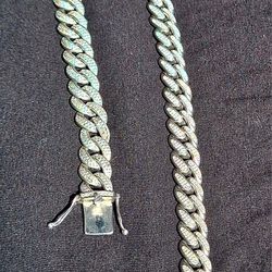Iced Out Cubic Link Chain & Bracelet